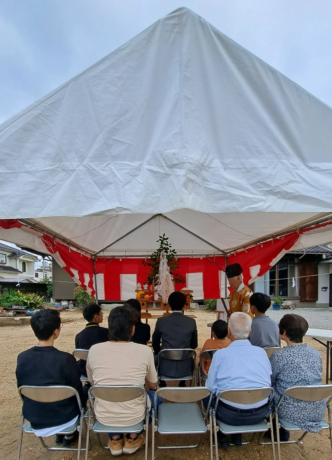 【神戸市西区・地鎮祭を執り行いました】家づくりの第一歩